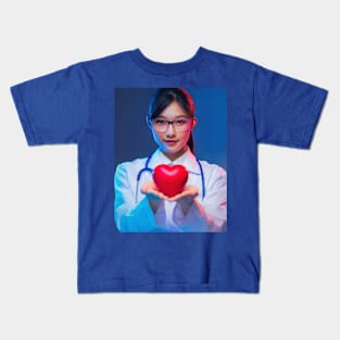 heart care Kids T-Shirt